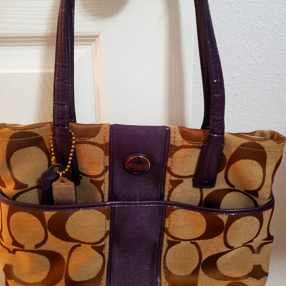Coach Brown Tote - Picture 7 of 14
